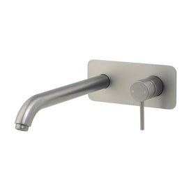 Mixx Anise Wall Tub Mixer Trim Kit - Gun Metal-Blue Leaf Bathware &amp; Tiles