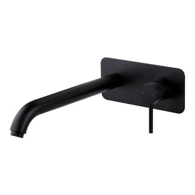 Mixx Anise Wall Tub Mixer Trim Kit - Matt Black-Blue Leaf Bathware &amp; Tiles