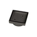 Mixx Brass Tile Grate Square 100mm - Gun Metal-Blue Leaf Bathware &amp; Tiles