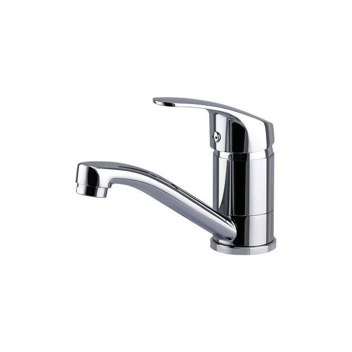 Mixx Cayenne Swivel Basin Mixer - Chrome-Blue Leaf Bathware &amp; Tiles