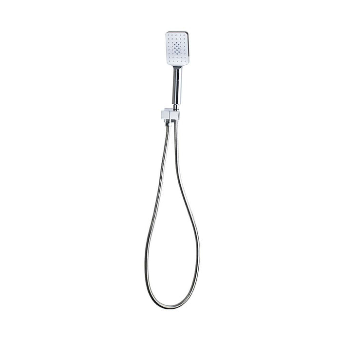 Mixx Chai 3 Spray Hand Shower Kit - Chrome-Blue Leaf Bathware &amp; Tiles