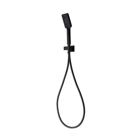 Mixx Chai 3 Spray Hand Shower Kit - Matt Black-Blue Leaf Bathware &amp; Tiles