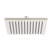 Mixx Chai ABS Shower Head 200mm - Brushed Nickel-Blue Leaf Bathware &amp; Tiles