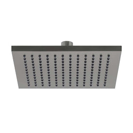 Mixx Chai ABS Shower Head 200mm - Gun Metal-Blue Leaf Bathware &amp; Tiles