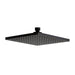 Mixx Chai ABS Shower Head 200mm - Matt Black-Blue Leaf Bathware &amp; Tiles