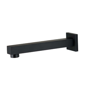 Mixx Chai Bath Spout 200mm - Matt Black-Blue Leaf Bathware &amp; Tiles