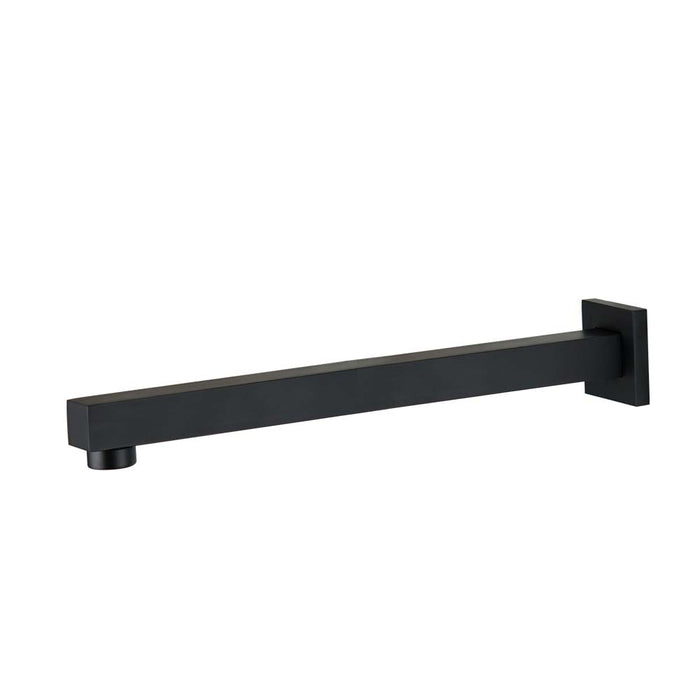 Mixx Chai Bath Spout 300mm - Matt Black-Blue Leaf Bathware &amp; Tiles