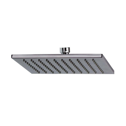 Mixx Chai Brass Shower Head 200mm - Chrome-Blue Leaf Bathware &amp; Tiles