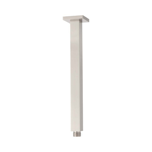 Mixx Chai Dropper Arm 300mm - Brushed Nickel-Blue Leaf Bathware &amp; Tiles