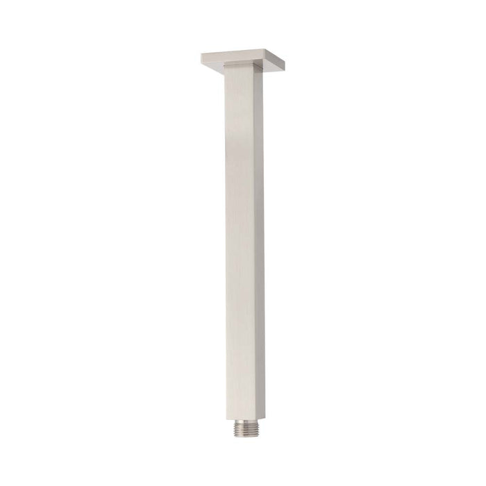 Mixx Chai Dropper Arm 300mm - Brushed Nickel-Blue Leaf Bathware &amp; Tiles