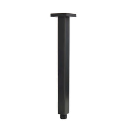 Mixx Chai Dropper Arm 300mm - Matt Black-Blue Leaf Bathware &amp; Tiles
