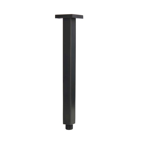 Mixx Chai Dropper Arm 300mm - Matt Black-Blue Leaf Bathware &amp; Tiles