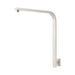 Mixx Chai High Rise Shower Arm - Brushed Nickel-Blue Leaf Bathware &amp; Tiles