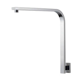 Mixx Chai High Rise Shower Arm - Chrome-Blue Leaf Bathware &amp; Tiles