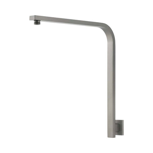Mixx Chai High Rise Shower Arm - Gun Metal-Blue Leaf Bathware &amp; Tiles