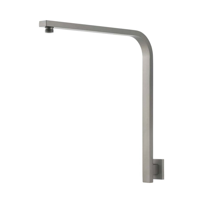 Mixx Chai High Rise Shower Arm - Gun Metal-Blue Leaf Bathware &amp; Tiles