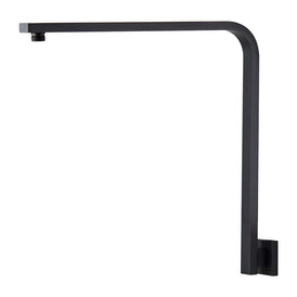 Mixx Chai High Rise Shower Arm - Matt Black-Blue Leaf Bathware &amp; Tiles