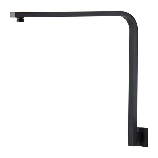 Mixx Chai High Rise Shower Arm - Matt Black-Blue Leaf Bathware &amp; Tiles