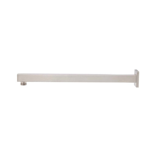 Mixx Chai Straight Shower Arm 380mm - Brushed Nickel-Blue Leaf Bathware &amp; Tiles