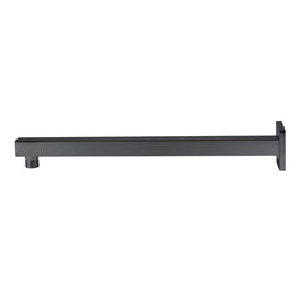 Mixx Chai Straight Shower Arm 380mm - Gun Metal-Blue Leaf Bathware &amp; Tiles