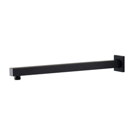 Mixx Chai Straight Shower Arm 380mm - Matt Black-Blue Leaf Bathware &amp; Tiles