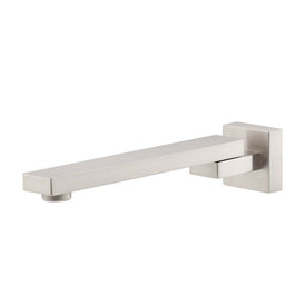 Mixx Chai Swivel Bath Spout - Brushed Nickel-Blue Leaf Bathware &amp; Tiles
