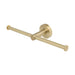 Mixx Chia Double Toilet Roll Holder - Brushed Gold-Blue Leaf Bathware &amp; Tiles