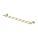 Mixx Chia Double Towel Rail 750mm - Brushed Gold-Blue Leaf Bathware &amp; Tiles