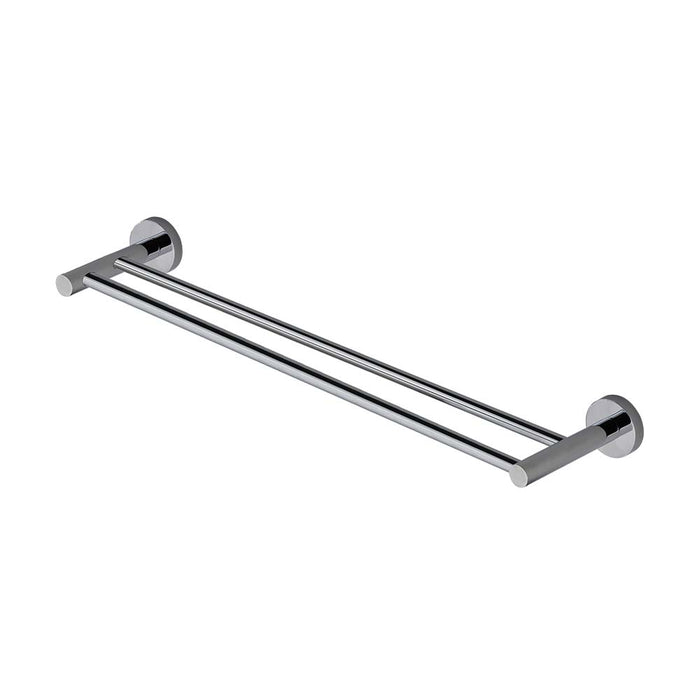 Mixx Chia Double Towel Rail 750mm - Chrome-Blue Leaf Bathware &amp; Tiles