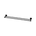 Mixx Chia Double Towel Rail 750mm - Matt Black-Blue Leaf Bathware &amp; Tiles