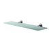Mixx Chia Glass Shower Shelf 450mm - Chrome-Blue Leaf Bathware &amp; Tiles