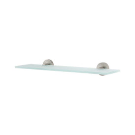 Mixx Chia Glass Shower Shelf 450mm - Gun Metal-Blue Leaf Bathware &amp; Tiles