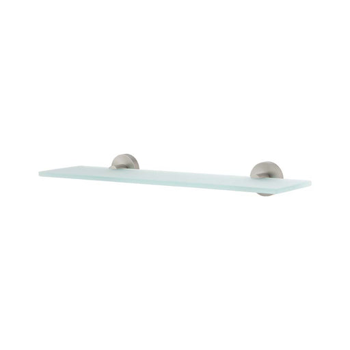 Mixx Chia Glass Shower Shelf 450mm - Gun Metal-Blue Leaf Bathware &amp; Tiles