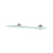 Mixx Chia Glass Shower Shelf 450mm - Gun Metal-Blue Leaf Bathware &amp; Tiles