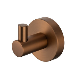 Mixx Chia Robe Hook - Brushed Bronze-Blue Leaf Bathware &amp; Tiles