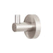 Mixx Chia Robe Hook - Brushed Nickel-Blue Leaf Bathware &amp; Tiles