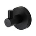 Mixx Chia Robe Hook - Matt Black-Blue Leaf Bathware &amp; Tiles