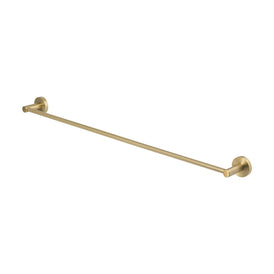 Mixx Chia Single Towel Rail 750mm - Brushed Gold-Blue Leaf Bathware &amp; Tiles