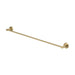 Mixx Chia Single Towel Rail 750mm - Brushed Gold-Blue Leaf Bathware &amp; Tiles