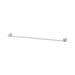 Mixx Chia Single Towel Rail 750mm - Brushed Nickel-Blue Leaf Bathware &amp; Tiles