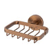 Mixx Chia Soap Basket - Brushed Bronze-Blue Leaf Bathware &amp; Tiles