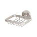 Mixx Chia Soap Basket - Brushed Nickel-Blue Leaf Bathware &amp; Tiles