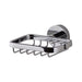 Mixx Chia Soap Basket - Chrome-Blue Leaf Bathware &amp; Tiles
