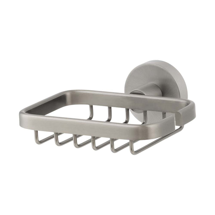 Mixx Chia Soap Basket - Gun Metal-Blue Leaf Bathware &amp; Tiles