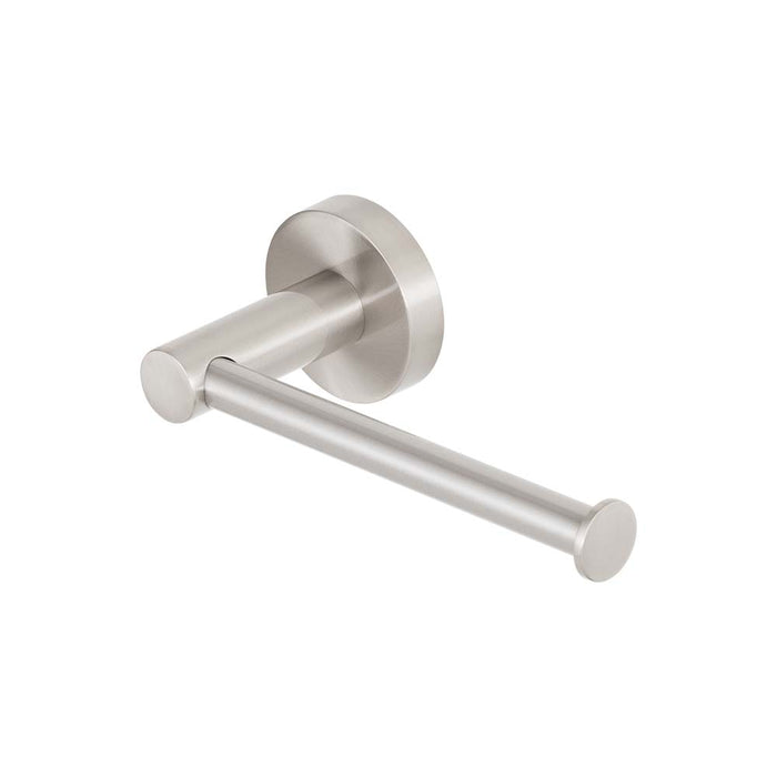 Mixx Chia Toilet Roll Holder - Brushed Nickel-Blue Leaf Bathware &amp; Tiles