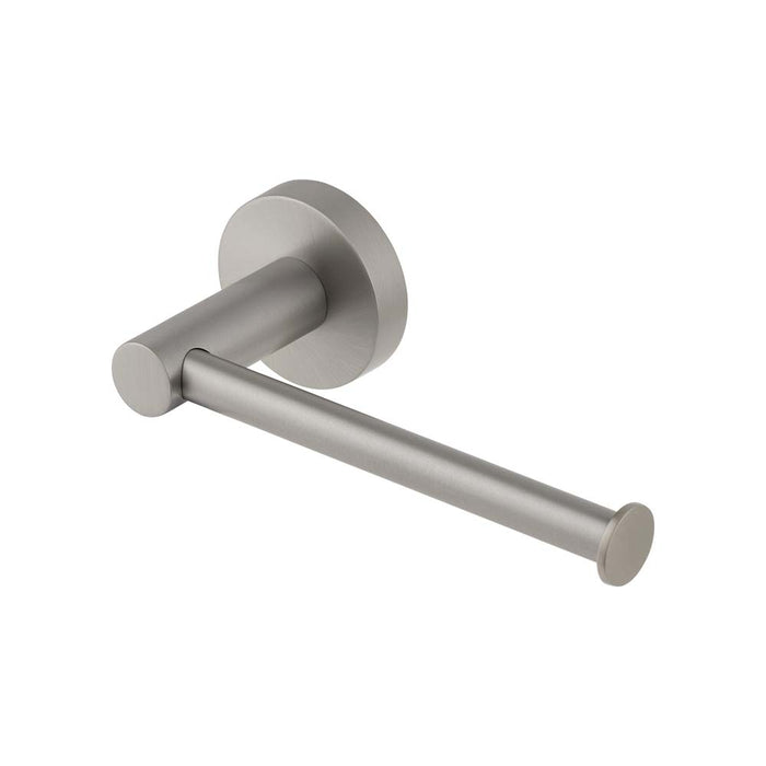 Mixx Chia Toilet Roll Holder - Gun Metal-Blue Leaf Bathware &amp; Tiles