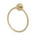 Mixx Chia Towel Ring - Brushed Gold-Blue Leaf Bathware &amp; Tiles