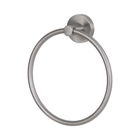 Mixx Chia Towel Ring - Gun Metal-Blue Leaf Bathware &amp; Tiles