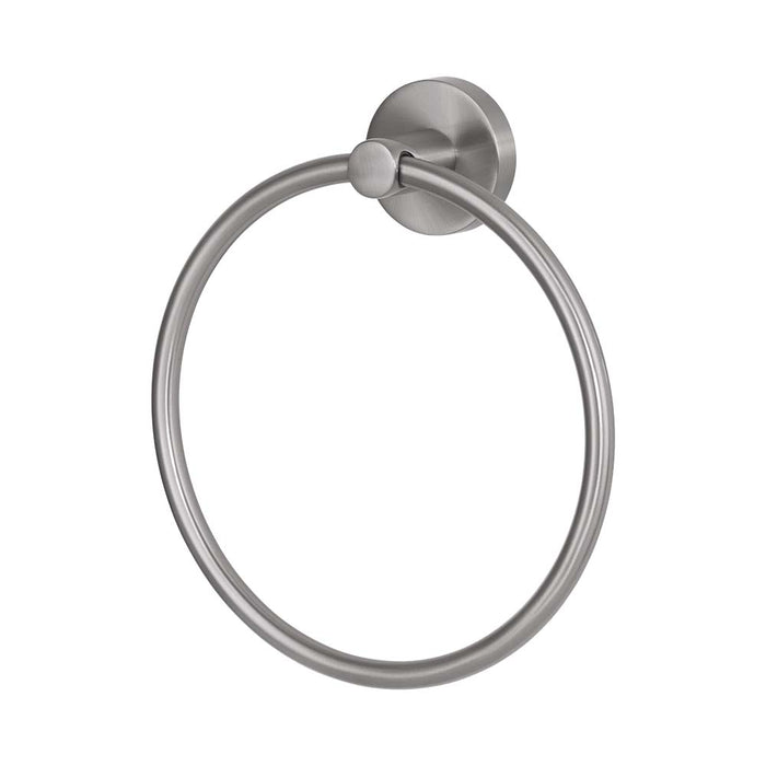 Mixx Chia Towel Ring - Gun Metal-Blue Leaf Bathware &amp; Tiles