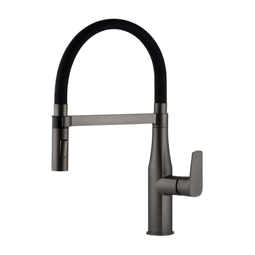 Mixx Coriander Sink Mixer - Gun Metal-Blue Leaf Bathware &amp; Tiles